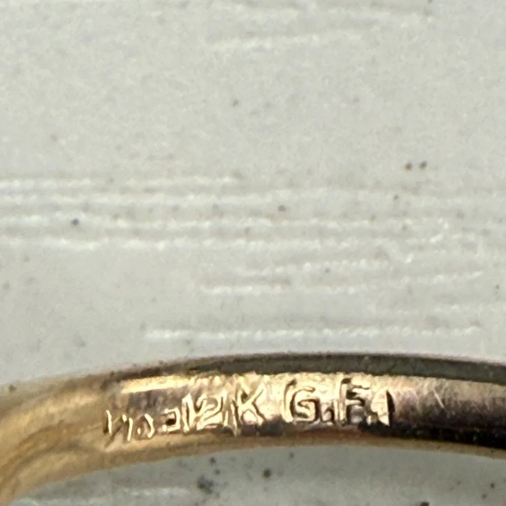 Vintage Estate Wire Frame Glasses Gold 1/10 12K GF Round Engraved